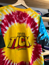 Load image into Gallery viewer, Vintage 1996 The Tick Comic Cartoon Promo Tie Dye Tee Size XL
