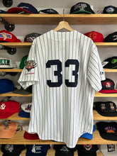 Load image into Gallery viewer, 2009 Majestic New York Yankees Nick Swisher World Series Patch Jersey Large
