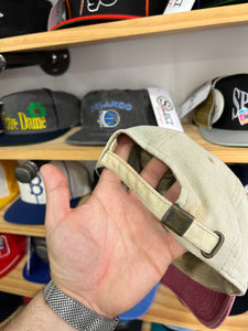 Vintage Chicago Bulls G Cap Khaki Denim Strapback Dad Hat