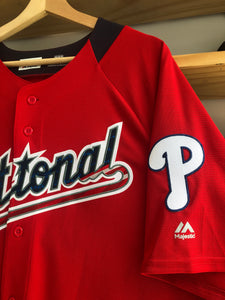 2018 Majestic MLB All Star Game National League Rhys Hoskins Authentic Jersey Size 48/XL
