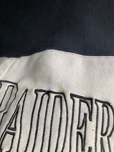 Load image into Gallery viewer, Vintage The Game Los Angeles Raiders 2 Tone Spellout Hoodie Size Large
