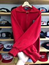 Load image into Gallery viewer, Vintage Polo Ralph Lauren 1992 Racing Quarter Zip Sweater Size Medium
