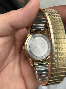 Vintage 1960s Benrus Gold Played Hand Wind Sub Dial Watch