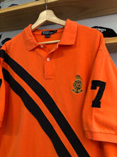 Load image into Gallery viewer, Vintage Polo Ralph Lauren Striped Crest Collared Shirt Size 2XL
