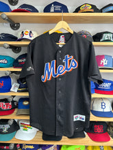 Load image into Gallery viewer, Vintage 90s Majestic New York Mets Script Mesh BP Large
