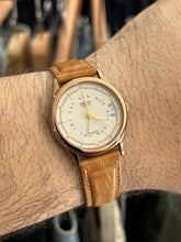 Load image into Gallery viewer, Vintage 1987 Seiko Rose Gold Day / Date Scythe Quartz Watch
