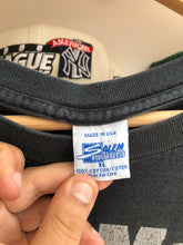 Load image into Gallery viewer, Vintage Salem Los Angeles Raiders Real Men Wear Black Tee Size L/XL
