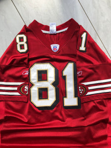 Vintage Reebok San Francisco 49ers Terrell Owens Authentic Jersey Size 54