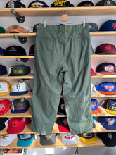 Load image into Gallery viewer, Vintage Made in USA Polo Ralph Lauren Pleated Green Cotton Pants 36x34
