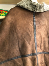 Load image into Gallery viewer, Vintage Calafate B-2 Chocolate Brown Shearling Bomber Size 2XL
