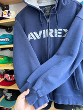 Load image into Gallery viewer, Vintage Y2K Avirex Navy Full Zip Sweater Large
