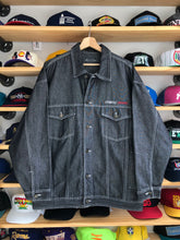 Load image into Gallery viewer, Vintage Iceberg Bugs Bunny Denim Boot Jean Jacket Size XL
