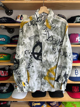 Load image into Gallery viewer, Vintage Y2K Moschino Jeans Graffiti Button Down Shirt Large
