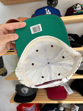 Load image into Gallery viewer, Vintage New York Mets Custom Logo White / Maroon Pinstripe SnapBack
