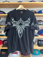 Load image into Gallery viewer, Vintage 90s Rock Eagle Tribal Design Tee Size Large
