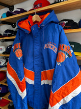 Load image into Gallery viewer, Vintage 90s Starter New Knicks Puffer Jacket Size XL
