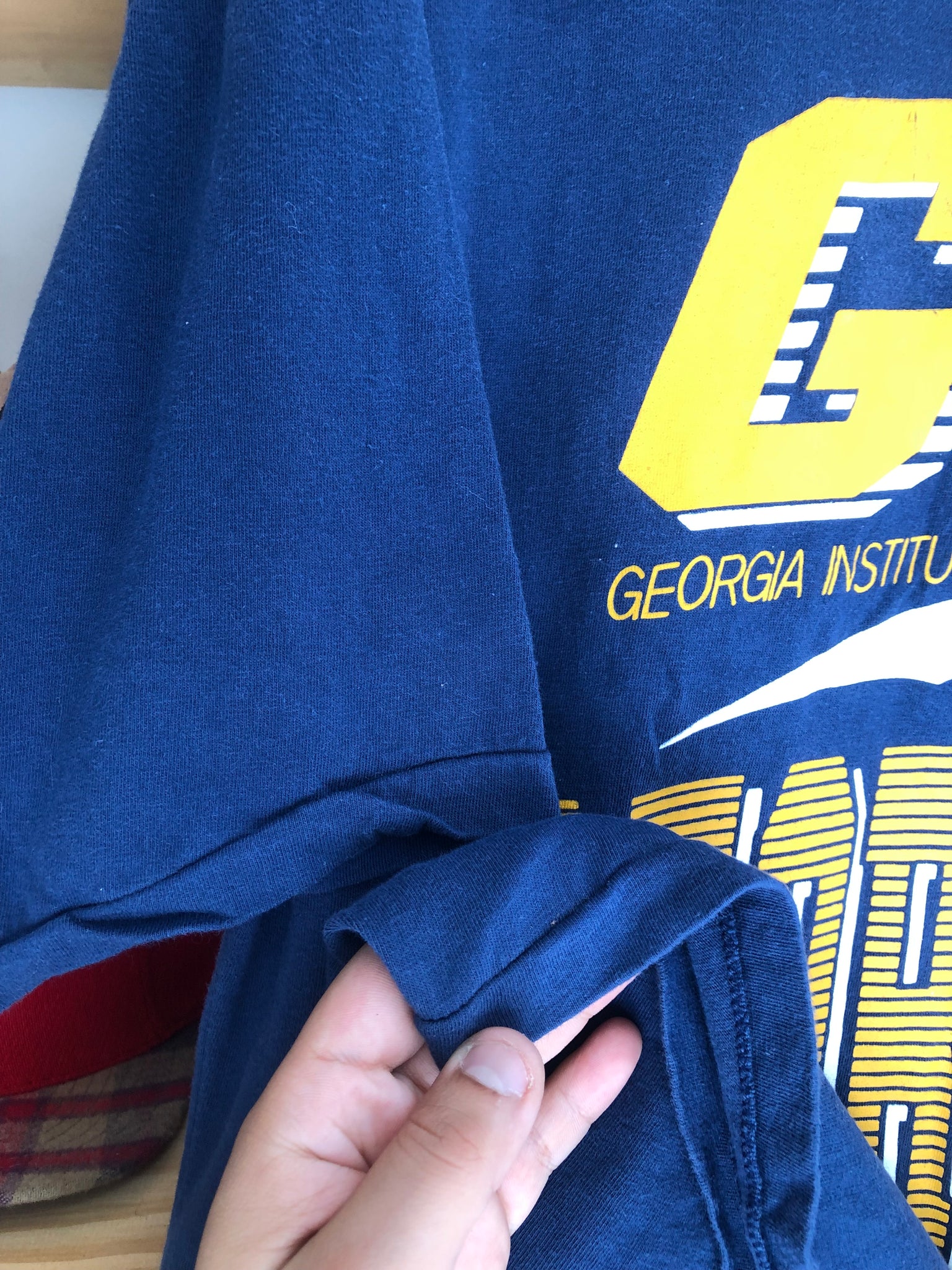 Maillot Basket Vintage Georgia Tech Yellow Jackets Stephon Marbury - Taille M - Neuf Sans étiquette
