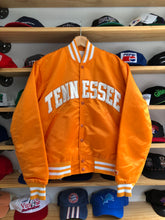 Load image into Gallery viewer, Vintage 80s Starter University Tennessee Satin Bomber Jacket Size Small
