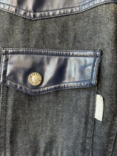 Load image into Gallery viewer, Vintage Versace Jeans Couture Denim / Leather Jacket Large
