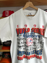 Load image into Gallery viewer, Vintage 1998 New York Yankees AL Champs Tee Large
