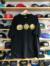 Load image into Gallery viewer, Vintage WWE Champion Belts Threesome Wrestling Tee Size XL
