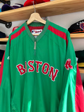 Load image into Gallery viewer, Vintage Majestic Boston Red Sox St. Patrick’s Day Pullover Jacket XL
