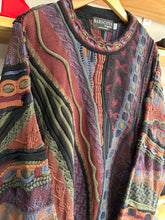 Load image into Gallery viewer, Vintage Baracuta by Tunda Coogi Like Earth Tone 3D Knit Sweater XL
