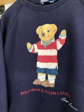 Load image into Gallery viewer, Vintage Polo Ralph Lauren Bear Crewneck Sweater Size Medium
