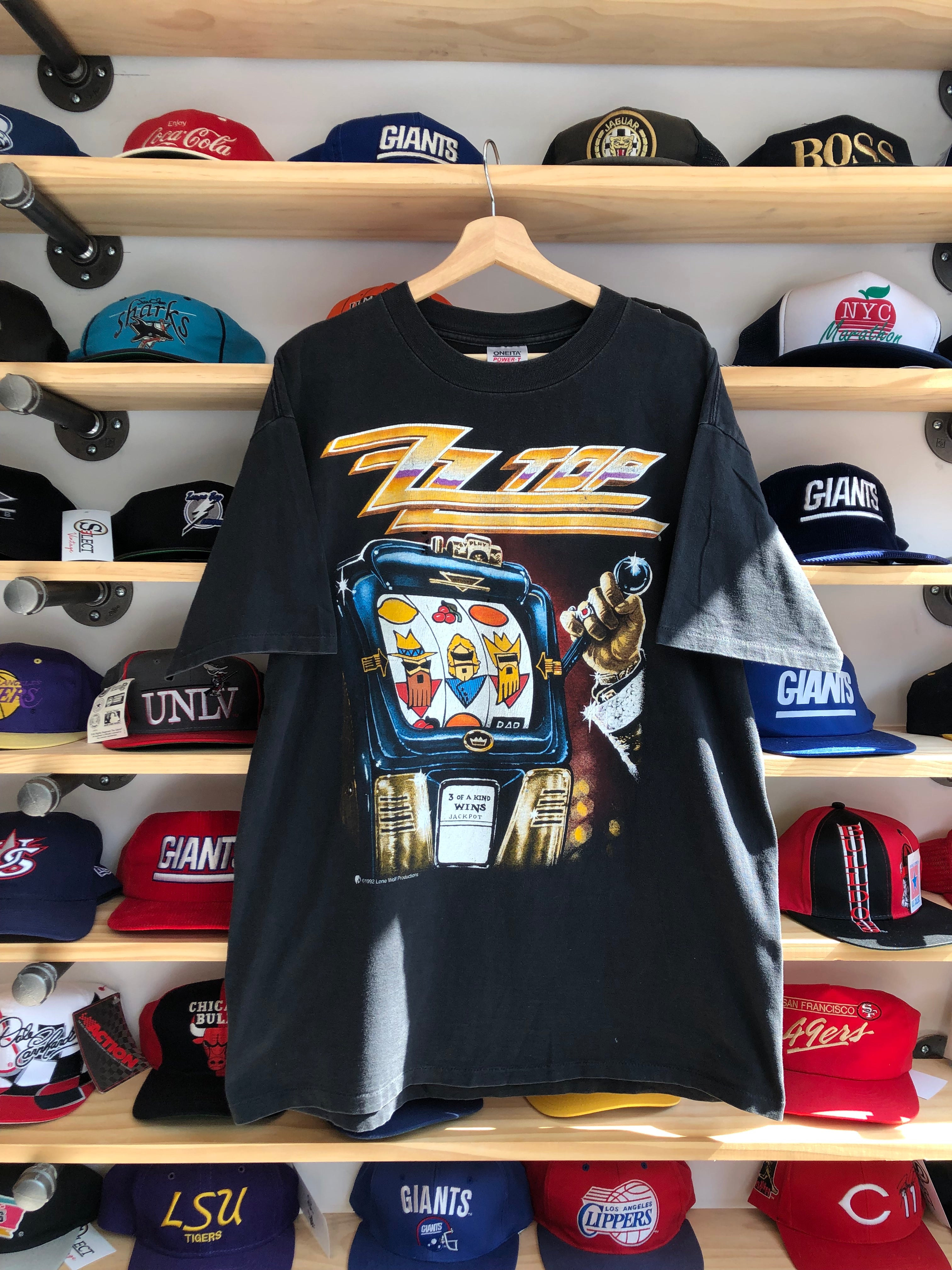 Vintage 1992 ZZ Top Viva Las Vegas Band Tee Size XL – Select