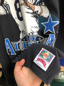 Vintage Nutmeg Dallas Cowboys Troy Aikman Player Tee Size Large
