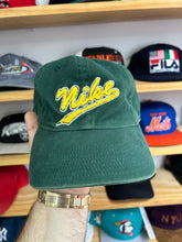 Load image into Gallery viewer, Vintage 90s Nike Script Chenille Patch Buckle Back Hat
