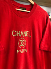 Load image into Gallery viewer, Vintage C.C. Paris Embroidered Single Stitched Boot Tee Size XL
