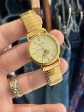Load image into Gallery viewer, Vintage Bulova Gold Gatorade Quartz Watch
