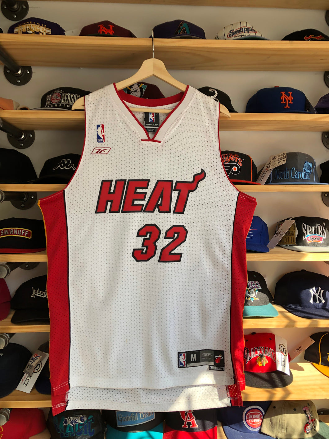 Vintage Reebok Miami Heat Shaquille O’Neal Swingman Jersey Medium