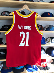 Vintage Atlanta Hawks Dominique Wilkins Champion Jersey 40 Medium