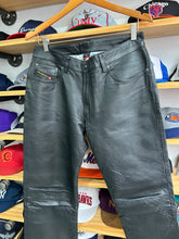 Load image into Gallery viewer, Vintage Y2K Leather Diesel Pants size 32

