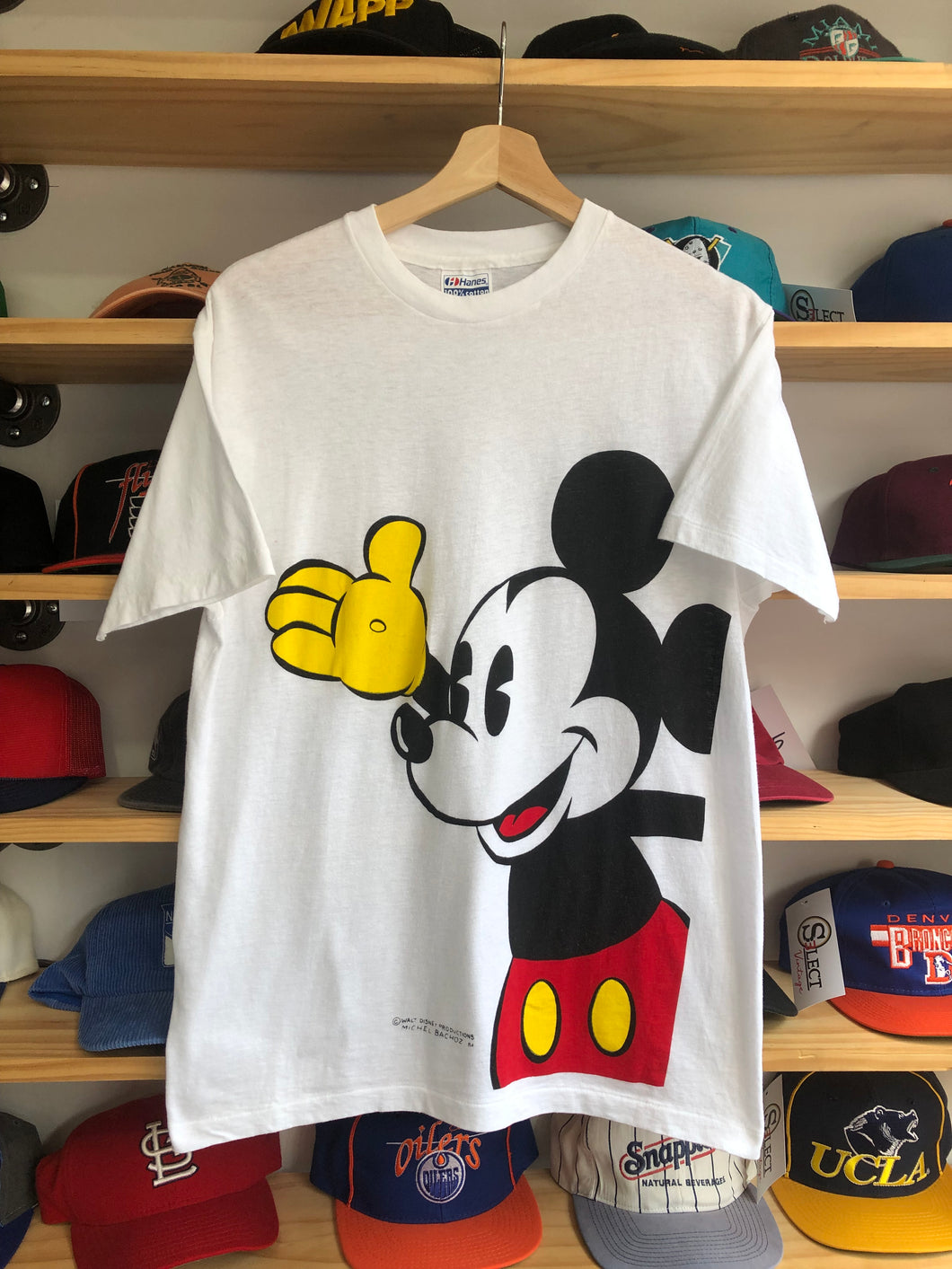 Vintage 1984 Disney Mickey Mouse Tee Size Large
