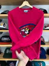 Load image into Gallery viewer, Vintage Sunday Comics Mickey &amp; Minnie Mouse San Francisco Crewneck Women’s Size Medium
