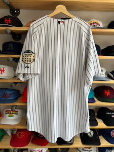 New York Yankees Majestic Authentic Pinstripe Blank w/ 2008 Patch 52 XXL