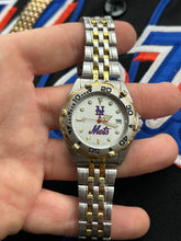 Load image into Gallery viewer, Vintage 2007 New York Mets LogoArts Two Tone Quartz Watch
