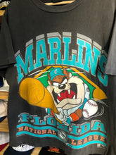 Load image into Gallery viewer, Vintage 1992 Taz Warner Bros Florida Marlins Tee XL
