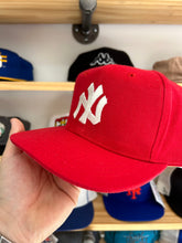Load image into Gallery viewer, Vintage Yankees Wool Red Mohr’s Custom Snapback
