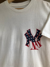 Load image into Gallery viewer, 2010 Majestic New York Yankees Derek Jeter American Flag Tee Size Small
