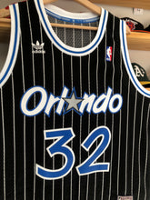 Load image into Gallery viewer, 2014 Adidas Orlando Magic Shaquille O’Neal Hardwood Classics Swingman Jersey Size Large
