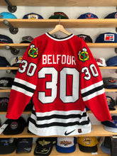 Load image into Gallery viewer, Vintage Nike Chicago Blackhawks Ed Belfour Authentic Jersey Size 44/Medium
