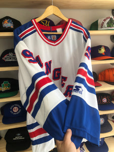 Vintage Starter New York Rangers Adam Graves Jersey Size Large