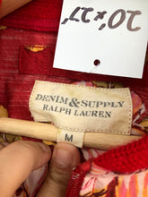 Load image into Gallery viewer, Ralph Lauren Denim &amp; Supply Floral Bomber Jacket Size Medium
