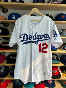 Vintage Los Angeles Dodgers Jeff Kent Authentic Majestic Jersey 48 XL