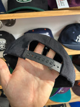Load image into Gallery viewer, Vintage Yupoong Black / Purple NY Yankees Wool Custom SnapBack
