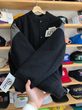 Load image into Gallery viewer, Vintage Chalk Line Los Angeles Kings Wool/Leather Varsity Bomber Jacket Size Large

